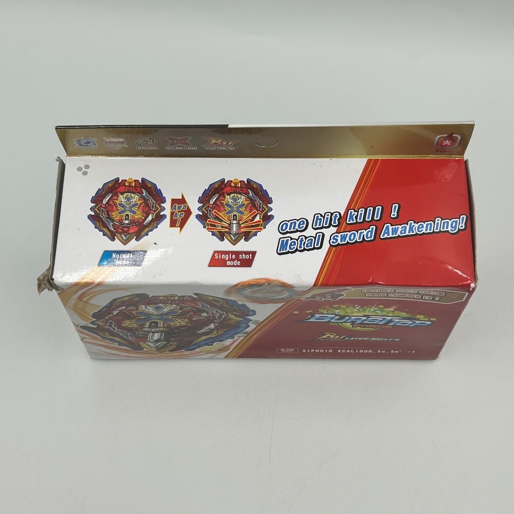 Burstop Force B-200 Xiphoid Xcalibur Compatible Beyblade Style Toy New Sealed - Picture 3 of 8